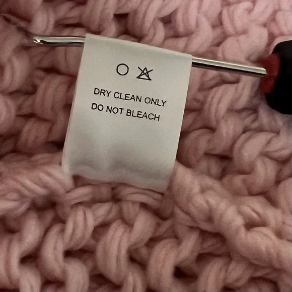 Chicwish Sweater M/L Pink Longline Cardigan Chunky Pom Pom Cuteness‎ On Sleeves - Picture 9 of 12